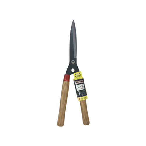 Saho Hedge/Gardening Shears 300mm(11.8), with Short Wooden Handle, Aogami Steel, Japan